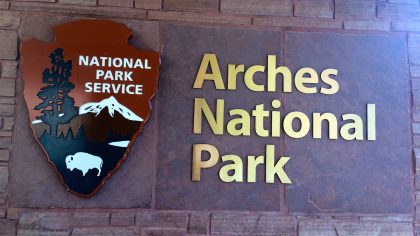 Arches NP, entrance, Amerika