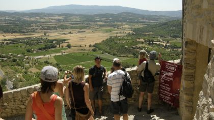 Gordes in de Provence - Château de Gordes uitzicht