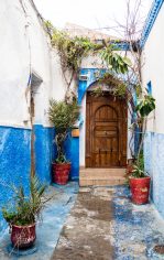 Kasbah Udayas Rabat Marokko straatje