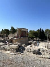 Knossos Kreta noordelijke ingang