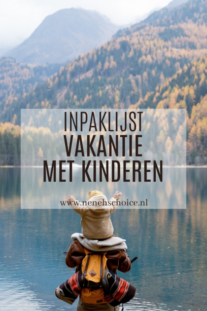 Inpaklijst Vakantie Met Kinderen