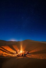 Merzouga Marokko nacht kampvuur