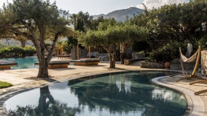 Accommodaties Agia Galini Kreta - Hotel Paralos Irini Mare zwembad tuin