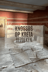 Knossos op Kreta Griekenland