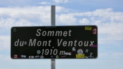 Mont Ventoux sommet bordje