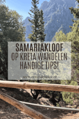 Tips Samariakloof op Kreta wandelen