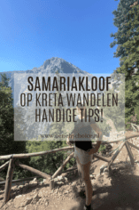 Tips Samariakloof op Kreta wandelen