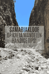 Tips Samariakloof op Kreta wandelen