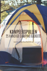 Kampeerspullen camping gadgets