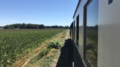 De Veluwsche stoomtrein landschap