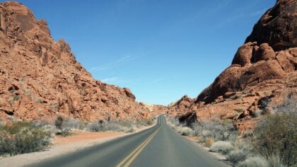 Omgeving Las Vegas - Valley of Fire Nevada USA