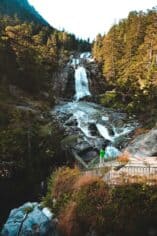 Waterval Pont d'Espagne Pyreneeën, mooiste nationale parken in Frankrijk