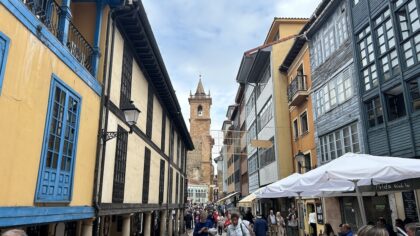 Doen in Oviedo in Asturië, Spanje 