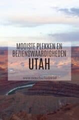 mooiste plekken bezienswaardigheden in Utah