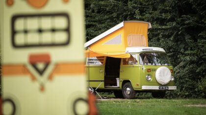 Kampeerterrein de Lieveling retro volkswagen camper