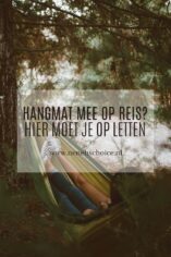 Hangmat mee op reis?